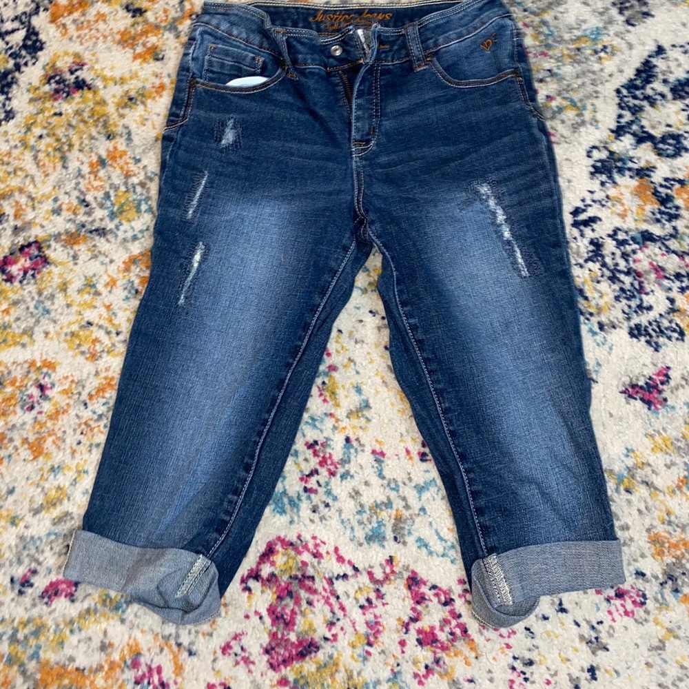 Justice capris never worn